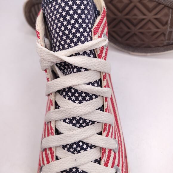 Converse All Star Athletic Sneaker Shoe Womens Size 6 Mens Size 4 122177F Red - Picture 9 of 10